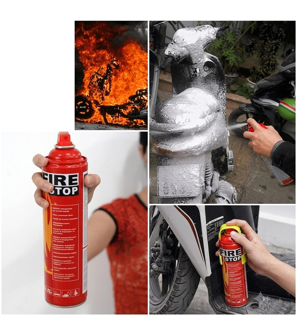 Fire Extinguisher Foam Spray 500ml With Holder
