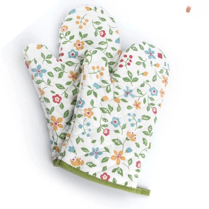 Premium Heat Resistant Oven Mitts 2Pcs Extra Long Kitchen Gloves For Baking