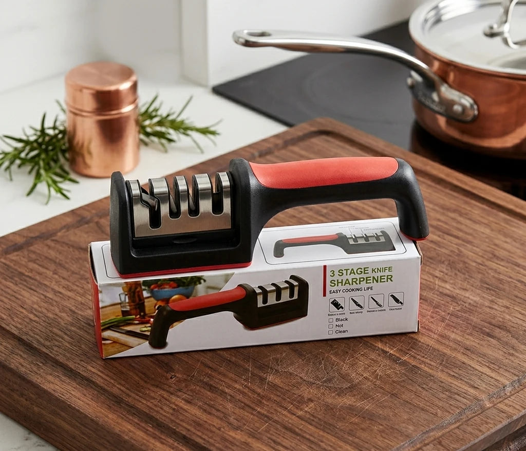 Professional 3-Stage Kitchen Knife Sharpener