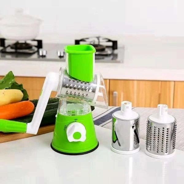 Manual Vegetable Drum cutter Slicer Multifunctional Round Slicer Kitchen Gadget