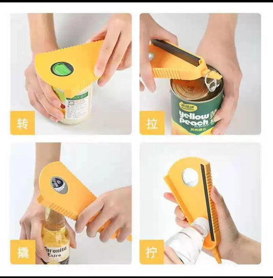 Jar Opener - Multi Functional Ergonomic Lid Remover Tool