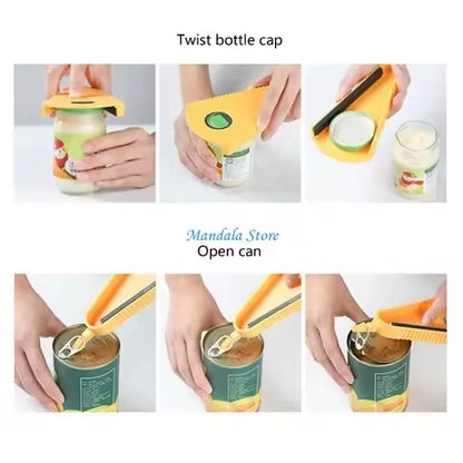 Jar Opener - Multi Functional Ergonomic Lid Remover Tool