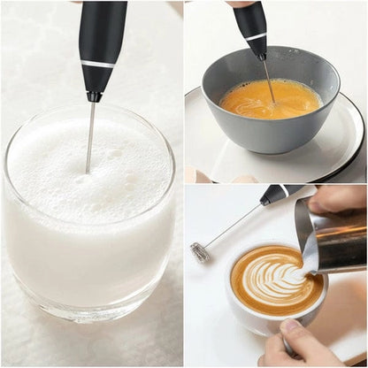 2 In 1 Electric Coffee Beater - Milk Frother And Egg Whisk