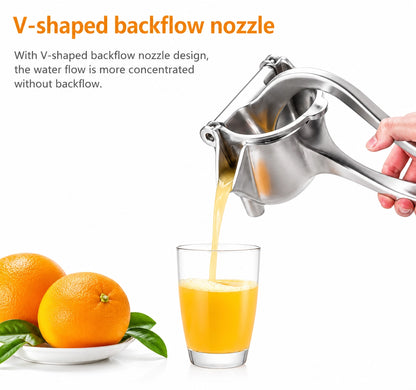 Stainless Steel Lemon & Orange Clip Handheld Fruit Juicer