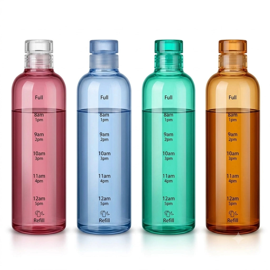 Transparent Plastic Water Bottle 500ml Durable Lightweight