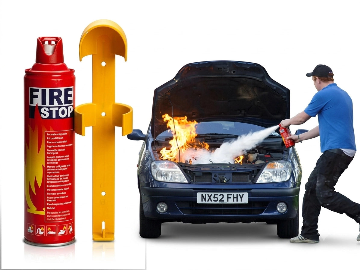 Fire Extinguisher Foam Spray 500ml With Holder