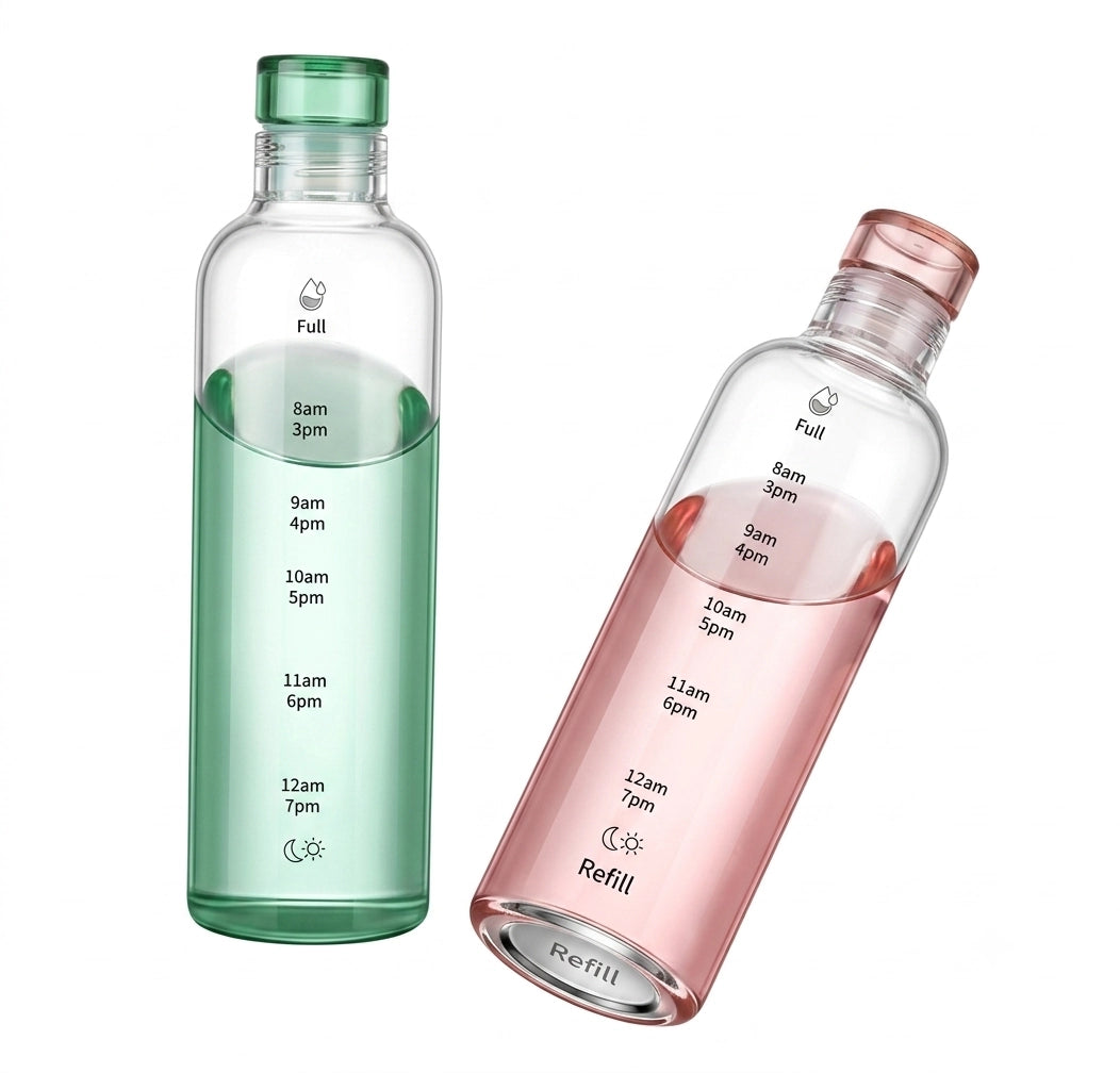 Transparent Plastic Water Bottle 500ml Durable Lightweight