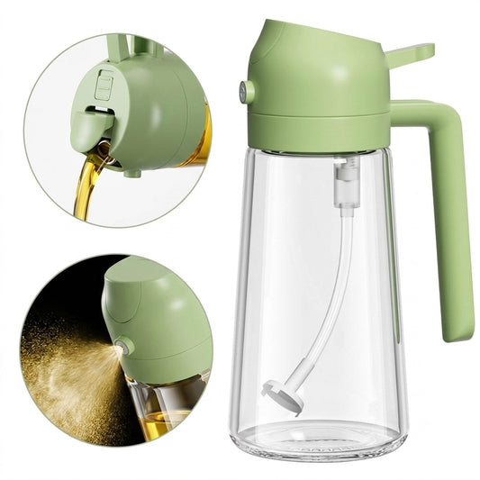 2-in-1 Oil Sprayer Bottle for Kitchen