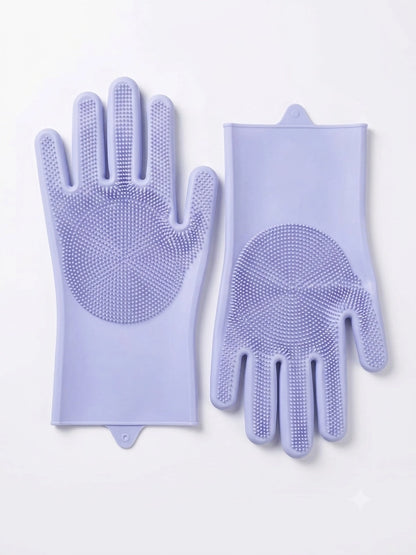 Silicone Dishwashing & Cleaning Pair Gloves