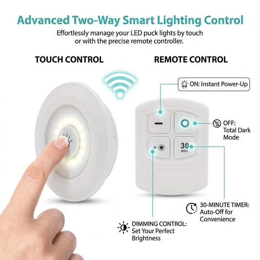 Pack Of 3 LED Remote Control Lights