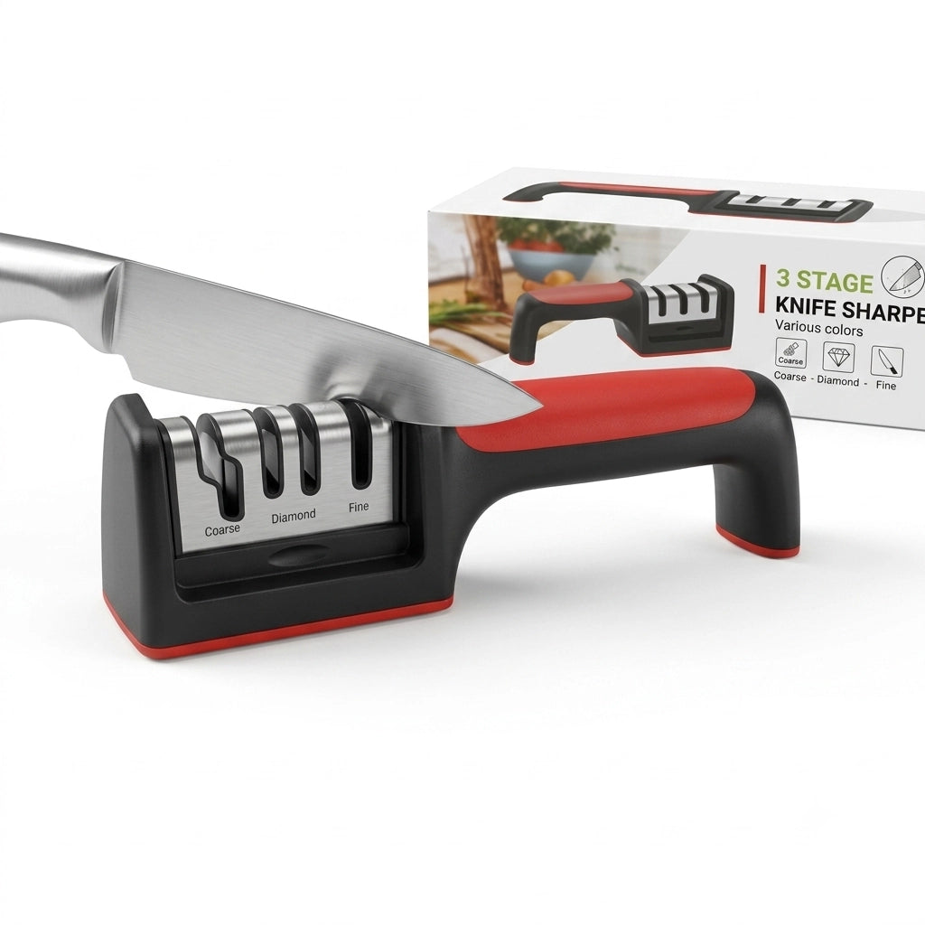 Professional 3-Stage Kitchen Knife Sharpener