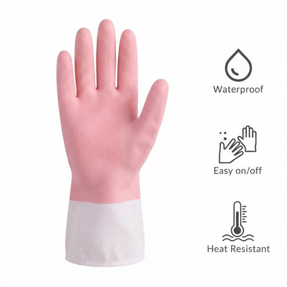 Long Reusable Dishwashing Gloves