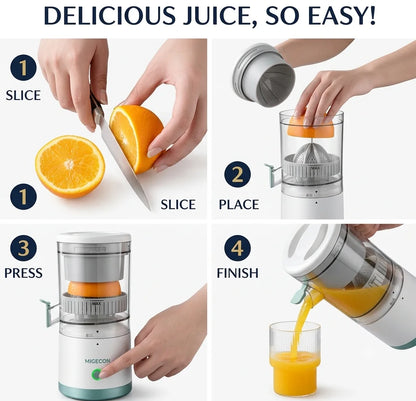 Portable USB Rechargeable Citrus Juicer